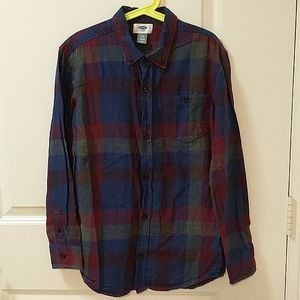 Old Navy Boy's Flannel Button Down  Shirt